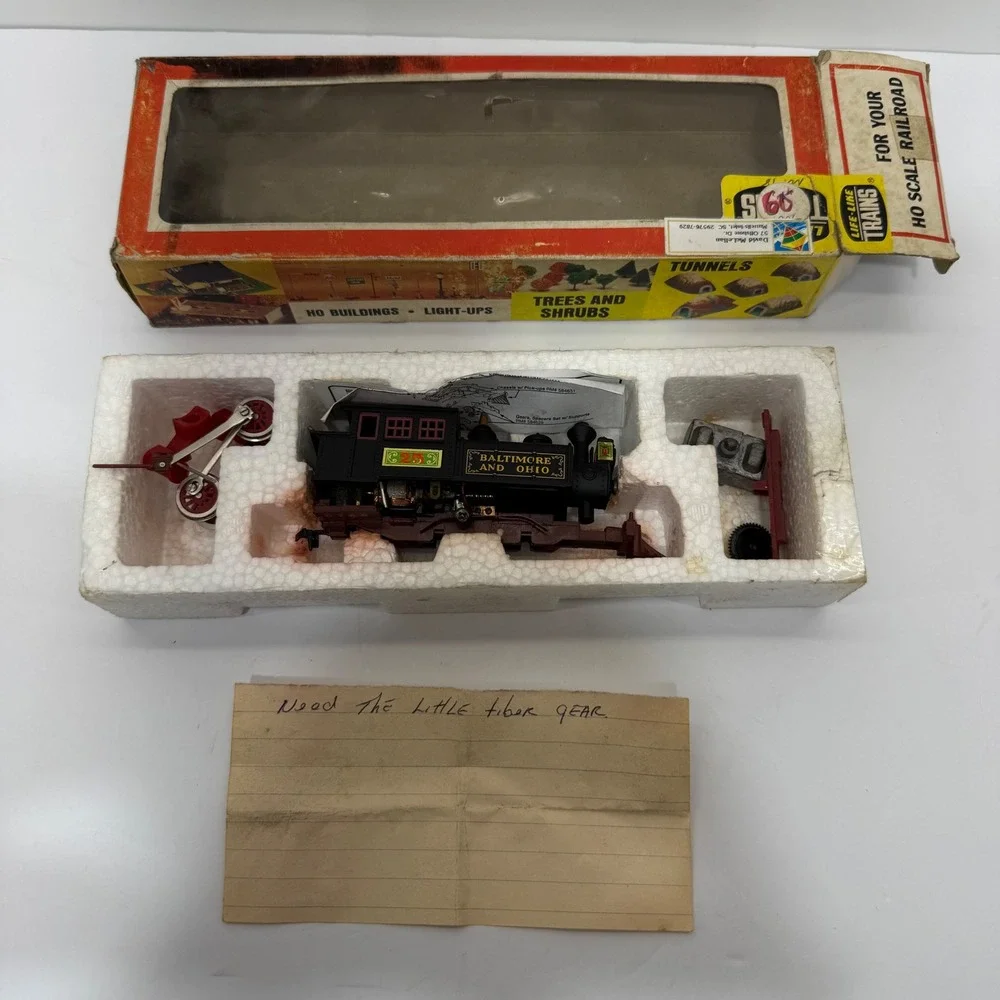 Life-Like Trains HO Scale Baltimore and Ohio Steam Locomotive Parts Repair B&O